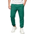 thumbnail image 2 of DJDLJWCJ Kids Boys Fleece Lined Sweatpants Elastic Waist Joggers Pants Side Pockets Warm Winter Pants for School Army Green Size 2T, 2 of 6