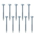 thumbnail image 1 of LOVEVER 100 Pcs Clamp Socket Hole Screws Self Tapping Masonry Silver, 1 of 8