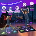 thumbnail image 2 of Alfombra de baile ANNKIE para niños de 3 a 12 años con 12 botones iluminados, 2 of 9