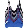 thumbnail image 2 of ToBeInStyle Womens Pack of 6 Wire Free Padded Sports Bralettes, 2 of 5