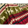 thumbnail image 5 of KOYPTL Christmas Throw Blanket-Red Green,Flannel Fair Isle Themed Shawl Blankets for Sofa Bed Chair Lounging Office Holiday Winter Home Decoration,Soft Festive Cover Fleece Rug Gift for Kids Adults, 5 of 5