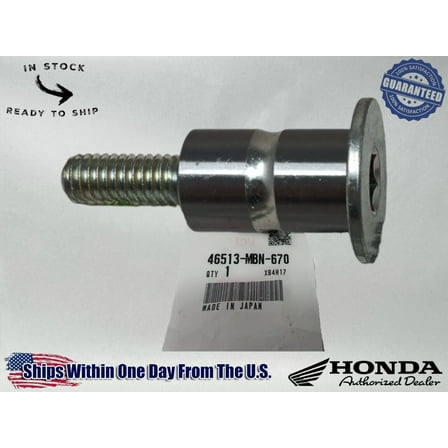 Honda Genuine OEM Authentic Brake Shaft Pivot Bolt 46513-MBN-670