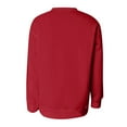 thumbnail image 5 of Crewneck Sweatshirts Women Long Sleeve Crew neck Sweatshirt Cute Pullover Tops Lightweight Fall Winter Outfits 2025 Red XL, 5 of 5