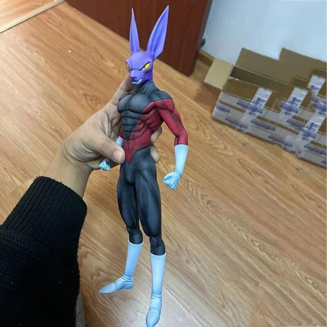 Figurilla de colección Dragon Ball Pride Troopers Dyspo, modelo en PVC, God of Destroy, Son Goku, Whis Jiren Toppo, Gk, 35cm zhangmengya LED
