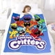 thumbnail image 5 of Smiling Critters - Critters Sonrientes anti-pilling, suave, ligera, esponjosa y acogedora de lujo para hogar y cocina – Perfecta para niños y adultos,130X150cm, 5 of 6
