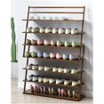 thumbnail image 1 of Shoe Rack Japanese Style Shoe Rack Shoe Shelf Shoe Storage Organizer for Living Room Entryway Hallway/7 Tier/80Cm, 1 of 7