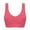 Red, variant on WBQ Sports Bras for Women Seamless Comfortable Yoga Bra with Removable Pads Plus Size