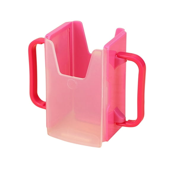 Reusable Milk Carton Holder - Adjustable Handle, Plastic Material & Spill-Proof, for Kids' Juice Pouches and On-the-Go Beverages