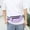 Purple, variant on XYRSRUW Unisex Waist Bag, Lightweight Sports Belt Bag, Adjustable Shoulder Strap Fanny Pack for Fitness Travel Work