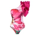 thumbnail image 1 of Fankiway Maillot de Bain une Pièce Aguichant pour Femmes, Mode Rétro Imprimée, Grande Taille, 1 of 6