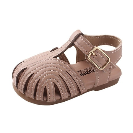 

Pimfylm Boys Cushionaire Sandals Toddler Toddler Little Kid Big Kid Sweety Low Heel Dress Pump Sandals Pink 6.5