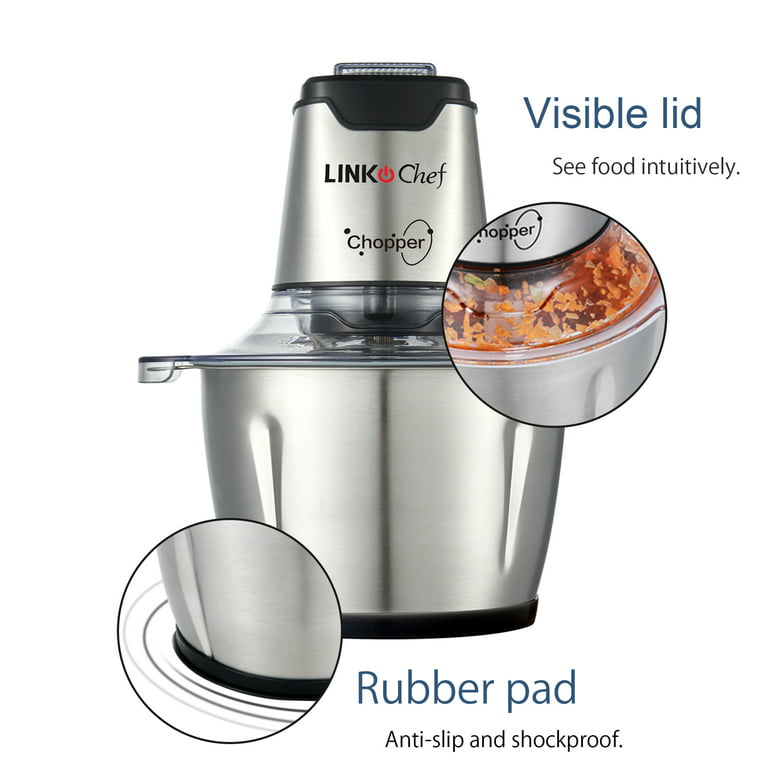 Blender and Food Processor Combo, LINKChef 2 in 1 Multifunctional Food  Fruit Meat Blender, 1.2L Food Chopper