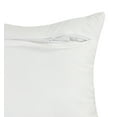 thumbnail image 2 of Ox Bay White and Taupe Gray Geometric Lattice Indoor/Outdoor Throw Pillow, 20" x 20", White / Gray, 2 of 9