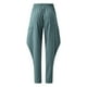 thumbnail image 4 of Gibobby pantalones de mujer de vestir mujer suelta algodón sólido lino grandes bolsillos pantalones casuales (Azul, S), 4 of 5