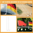 thumbnail image 3 of MOVTOTOP 12 Pcs Mâts de Drapeau pour Drapeaux Américains Matériau Léger PP Direction Réglable et Coupe-Vent, 3 of 7