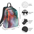 thumbnail image 2 of Balery Colorful Abstract Waves Mochila Ligera para Hombres y Mujeres – Resistente y Impermeable, Ideal para la Escuela, el Trabajo, los Viajes y el Uso Diario, 2 of 7