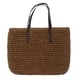 thumbnail image 1 of Bolso tejido de paja para mujer, bolso de hombro tejido hecho a mano de playa grande, bolso de paja, 1 of 5