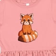thumbnail image 4 of Inktastic Red Panda T-shirt Girls Toddler Dress, 4 of 5