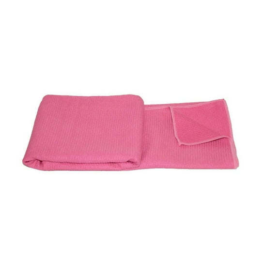 Yoga Towel - Stickyfiber Yoga Towel - Mat-Sized, Microfiber, Super Absorbent, Anti-Slip, 24" x 72" - Yoga Towel - Exercise, Fitness, Pilates, and Yoga Gear with Bag