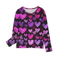 thumbnail image 5 of ZOYOEN Girls Long Sleeve T Shirts- Crewneck Casual Fashion Kids Graphic Tops Multicolor Size 5-6, 5 of 5
