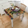 thumbnail image 2 of nygtbtfer  Wine Cellar Flannel Backed Vinyl Tablecloth - Colorful Wine and Grape Theme Print Vinyl Tablecloth with Flannel Backing,  in Oblong/Rectangle, 2 of 7