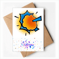 thumbnail image 1 of Boom Clouds Gas Art Deco Fashion Welcome Back Greeting Cards Envelopes Blank, 1 of 3