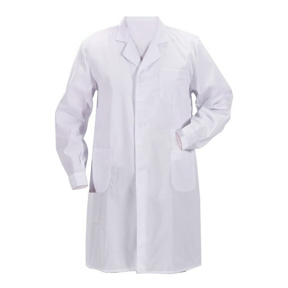 White Lab Coat for Men and Women School Role Playing Food Coat