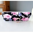 thumbnail image 4 of Compatible with iPhone XR Case,Flower Case Cute Fashion for Men Women Girls with 360° Rotating Ring Kickstand Soft TPU Shockproof Cover Designed for iPhone XR 6.1 inch Black Pink Rose, 4 of 16