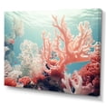 thumbnail image 2 of Designart "The Heavenly Color Palette Of The Coral Reef III" Coastal Coral Under Water Wall Art Prints, 2 of 7