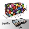 thumbnail image 3 of Uemuo Easter Eggs2 Pattern Portable Toiletry Bags with Handle, Waterproof travel Make up Bags for Women, Large Capacity Travel Cosmetic Bags, 3 of 9