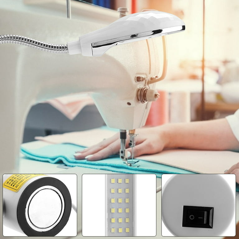 CHICIRIS LED Sewing Light Sewing Machine Light, Magnetic Base 3D Printers  Lathes Microwave For Home Sewing Machines 