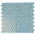thumbnail image 6 of Cirkel 11.46 in. x 12.4 in. Glossy Blue Porcelain Mosaic Wall and Floor Tile (9.87 sq. ft./case) (10-pack), 6 of 6