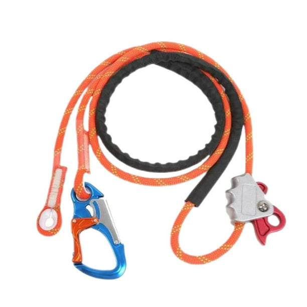 Positioning Lanyard with Rope Grab Adjustable 16 Fall Protection