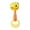 Yellow, variant on KOYPTL Clearance 0-3 Months+ Baby Toys,Hand Shaking Rattle,Small Toddlers Early Sensory Toy for Newborn 3-6-12 Months+,Boys Girls Christmas Birthday Shower Gift
