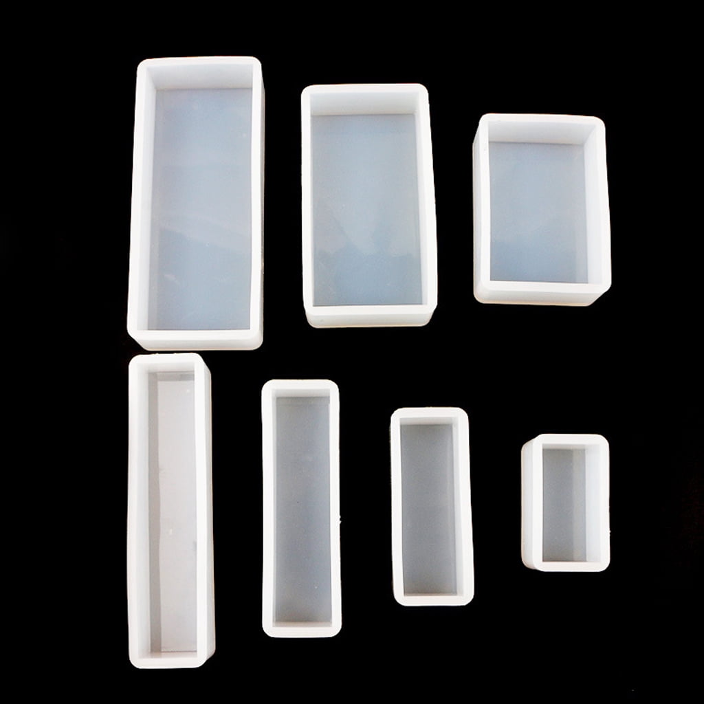 WINDLAND Square/Rectangle Resin Molds Silicone Molds for Children Epoxy Resin Casting