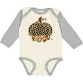 thumbnail image 3 of Inktastic Cheetah Print Pumpkin Boys or Girls Long Sleeve Baby Bodysuit, 3 of 5