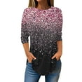 thumbnail image 1 of Birdeem Blouse Mode Femme Manches 3/4 Col Rond Ample, 1 of 10