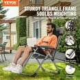 thumbnail image 2 of Sillón reclinable Zero Gravity de 26" de VEVOR para interior y exterior, 2 of 9