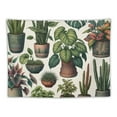 thumbnail image 5 of JEUXUS Plant Scene with Cacti and Succulents Wall Art Tapestry Painting, 5 of 6