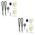 thumbnail image 4 of ZLight 2pcs PVC Smooth Line Clip Card With Round Edge And Scratch-proof Surface Transparent Card Holders 2Set, 4 of 6