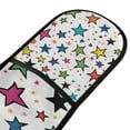thumbnail image 4 of Yayeee Double Oven Mitt Kitchen Heat Resistant Baking 35" x7" Quilted Glove, Green Stars, 4 of 6