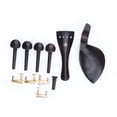 thumbnail image 2 of Fiddle Peg,Violin Parts Ebony 4/4 Fiddle Tail Wing Fine Adjuster Exceptional Craftsmanship, 2 of 14