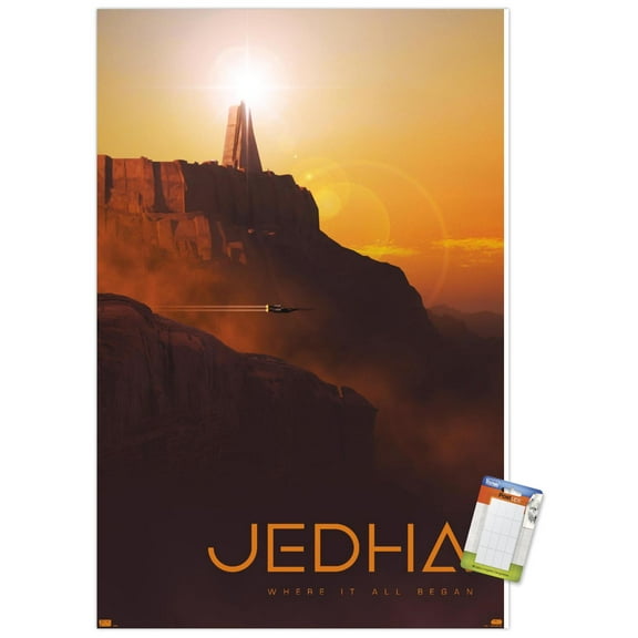 Star Wars: Jedha - Where It All Began Russell Walks Variant Wall Poster, 22.375" x 34"