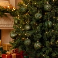 thumbnail image 2 of Christmas Shatterproof Ball Ornaments Set of 16, Hanging Xmas Decorations, Christmas Tree Decorations for Indoor Christmas Tree, Holiday Home Party Seasonal Supplies,9x9Inch, 2 of 3