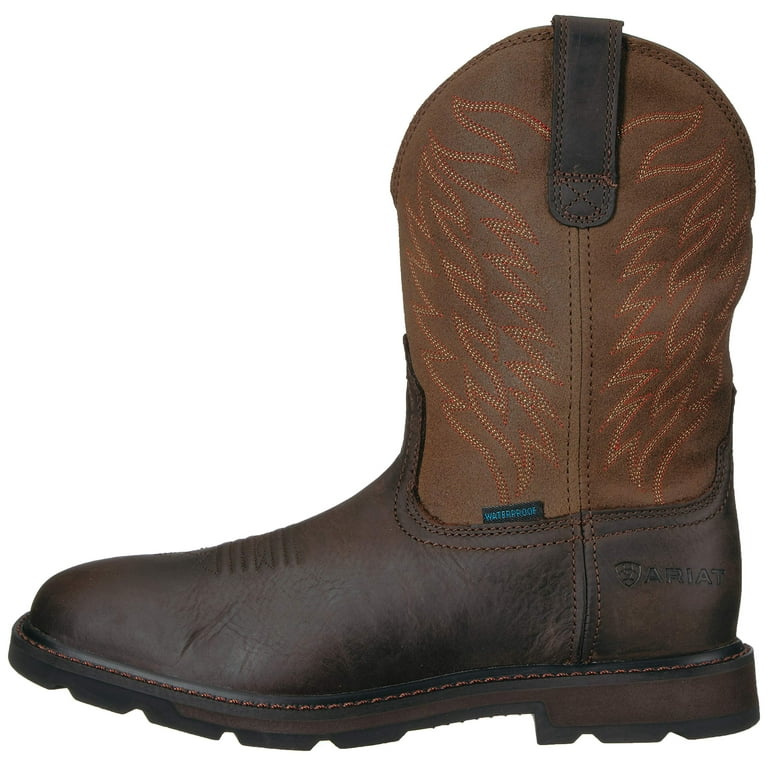 Ariat Men s Groundbreaker Wide Square Toe Waterproof Work Boots