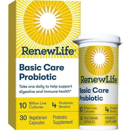 Renew Life® - Basic Care Probiotic - 10 billion - 30 vegetable capsules