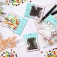 thumbnail image 6 of 100 Holographic Gradient Mylar Bags with Clear Window, Resealable Zip Pouch, Packaging Party Sample Bags (Green&, 3.5x4.7 Inch), 6 of 6