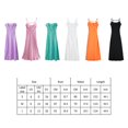 thumbnail image 4 of Diseño tallado hueco Sundress Slit Dress Office Lady Elegant White Spandex Vestidos S-xl Poliéster Naranja Satinado Textura, 4 of 4