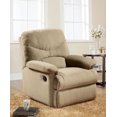 thumbnail image 1 of Fauteuil inclinable Arcadia d'ACME, microfibre beige, 1 of 2