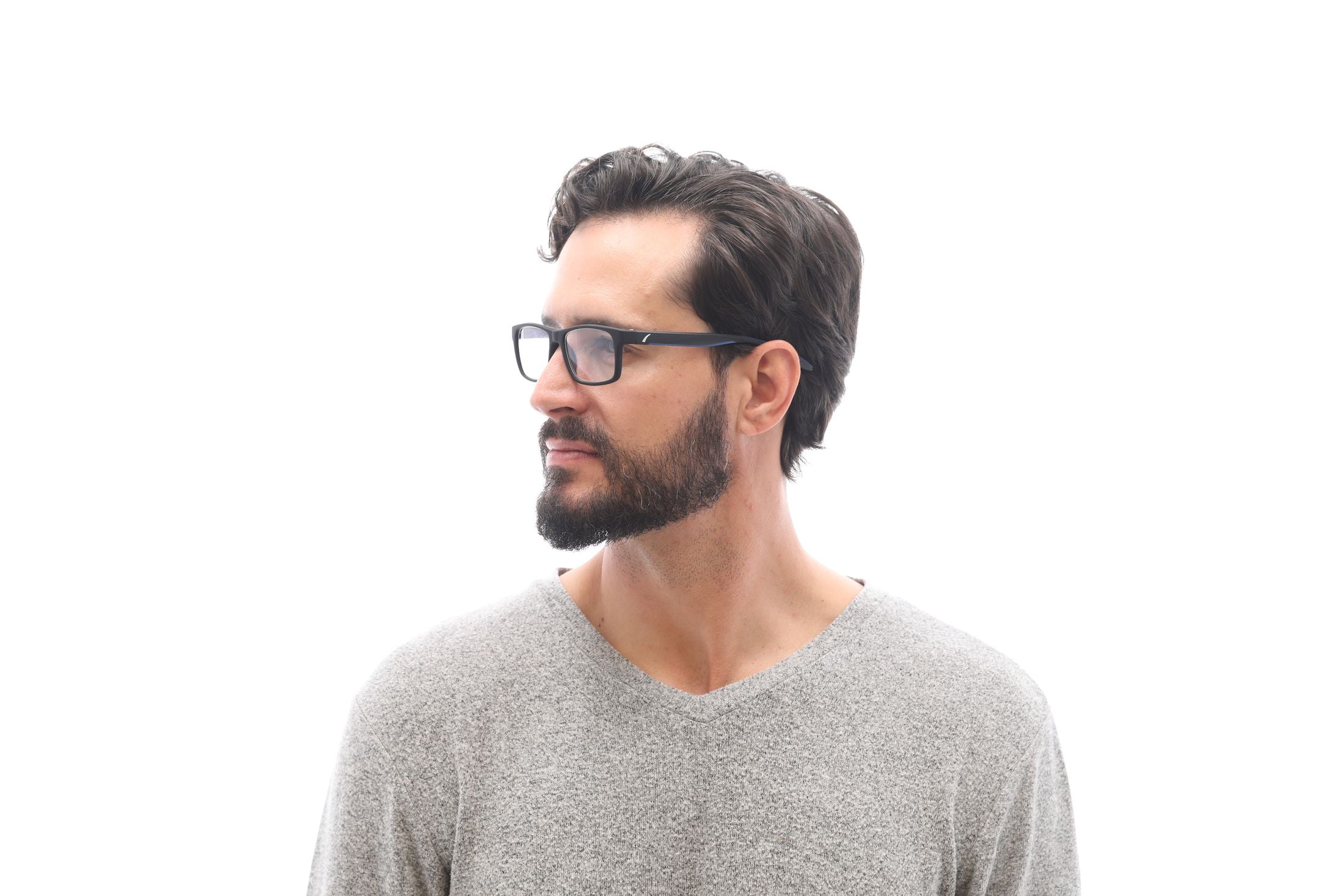 SAV Sportex Reading Glasses, Rectangular Frame, AR4163, +1.75, Blue